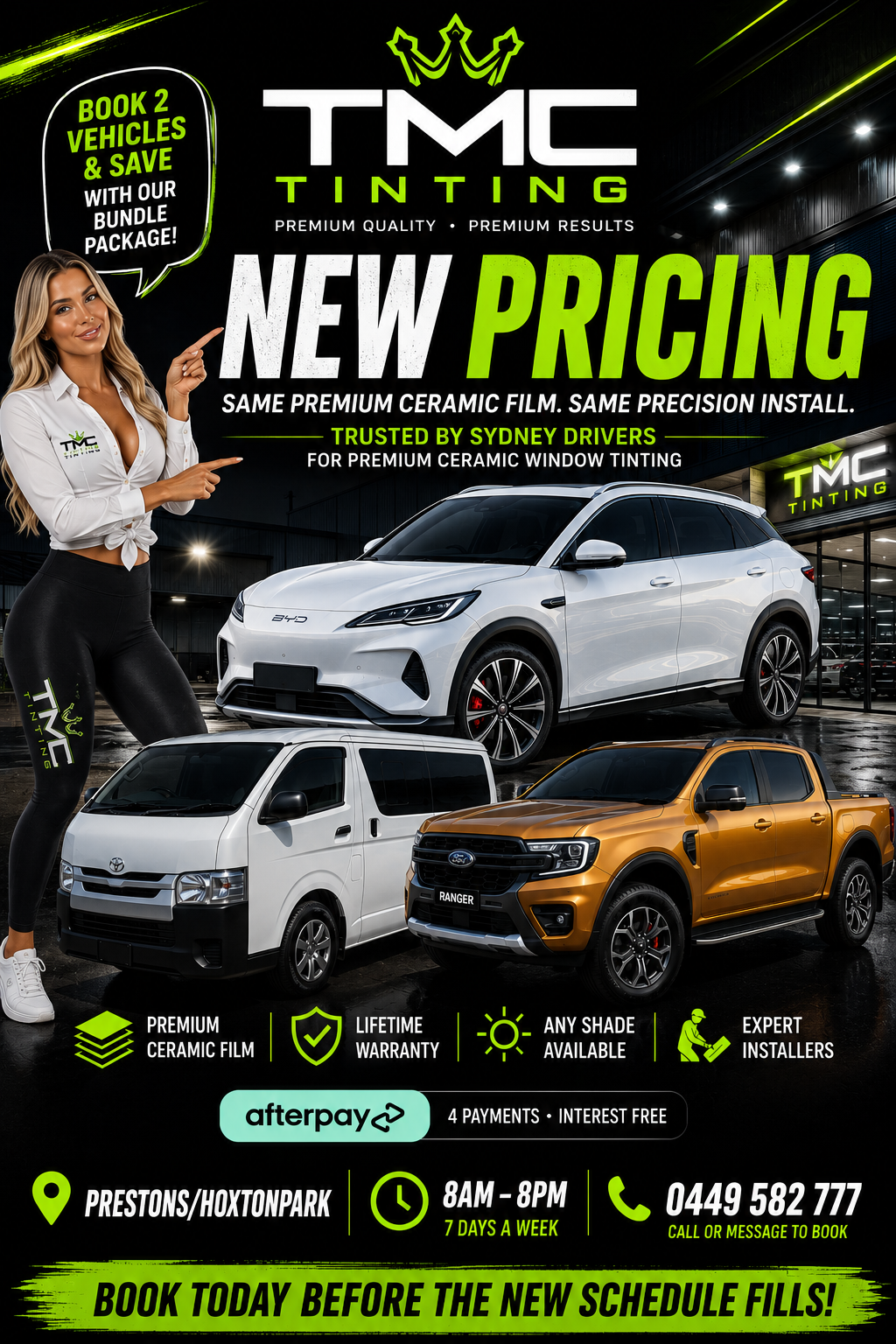 Sydney Premium Ceramic Window Tinting Specialist Tmc tinting