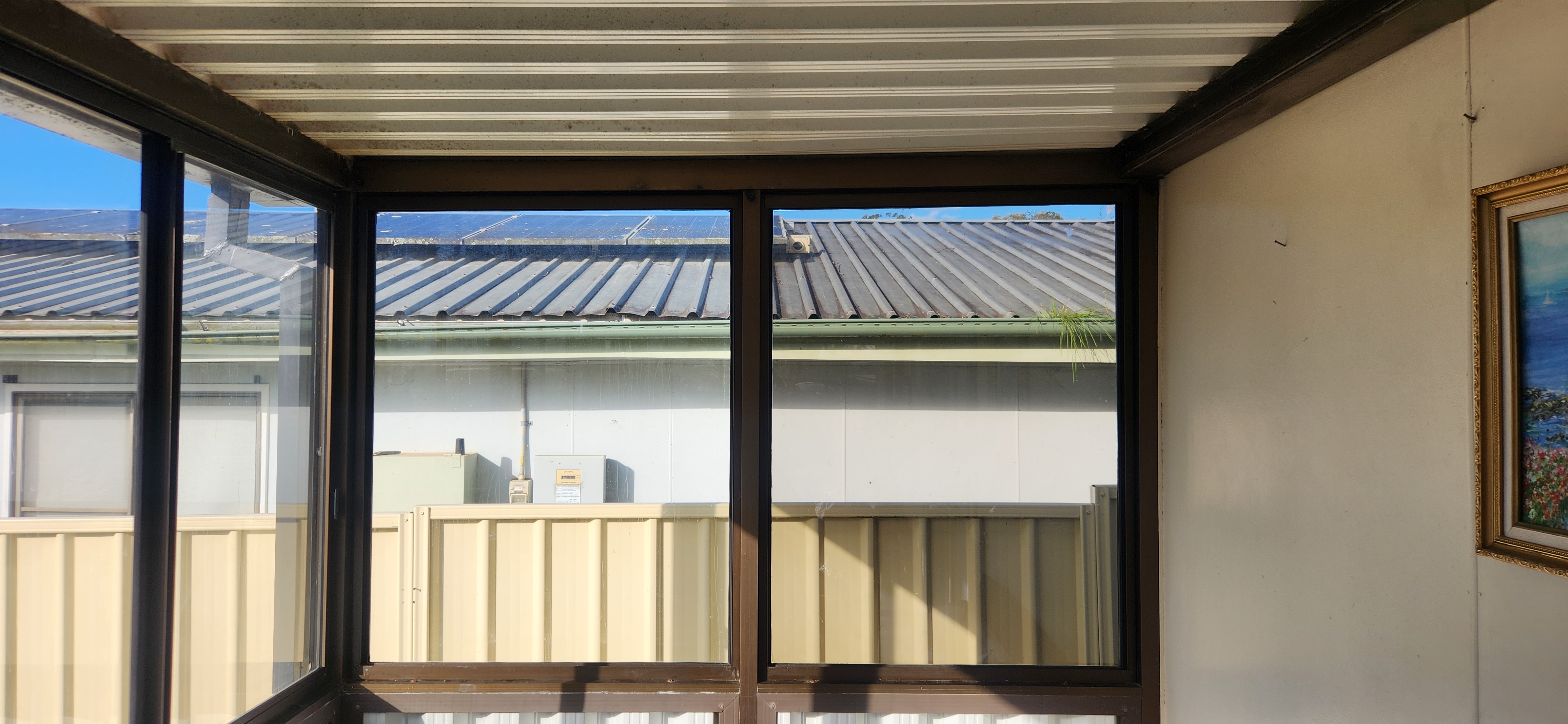 here is perfect example of the clarity from inside looking out the window after window tint has been installed by certified specialist tmc tinting